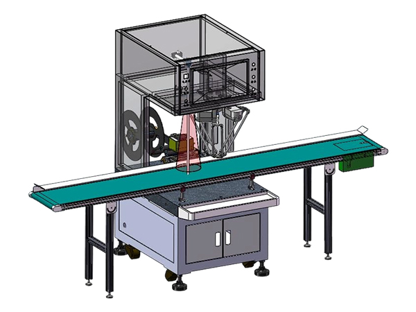 蜘蛛手机器人视觉贴标...